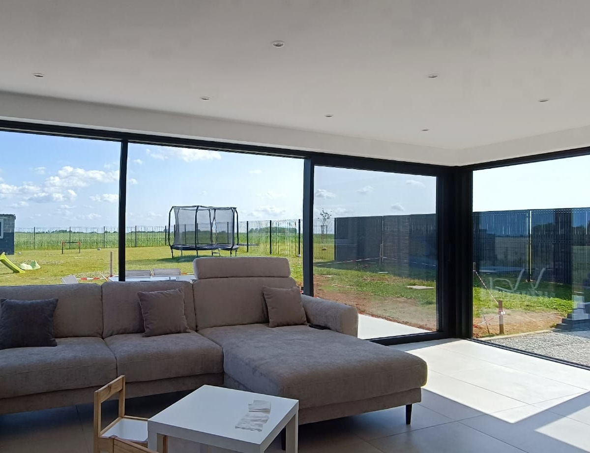 Construction d'une annexe basse énergie à Chapon-Seraing, commune de Verlaine en province de Liège