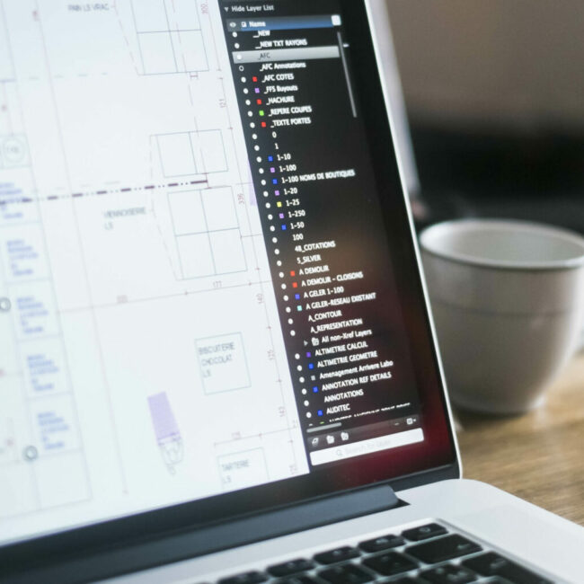 Dessin technique architectural réalisé sous AutoCAD